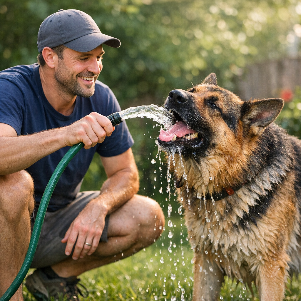 Как помочь собаке во время жары?
