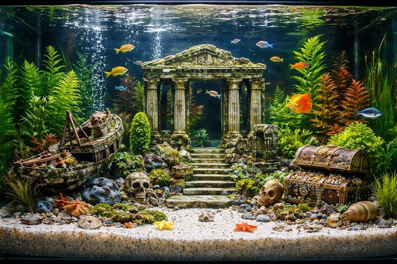 Как самому сделать аквариум красивым и неповторимым